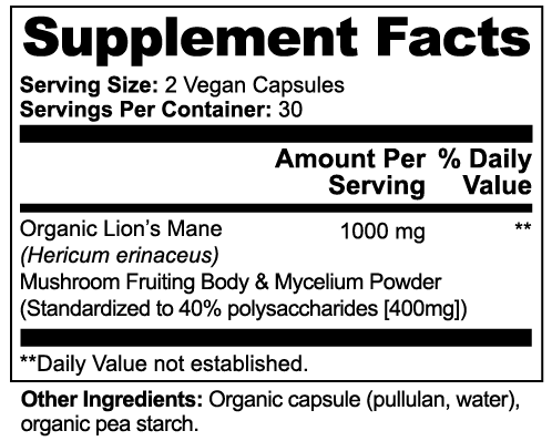 Organic Lion's Mane Mushroom